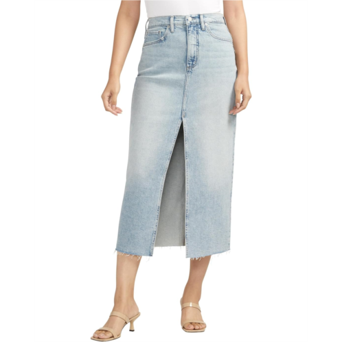 Silver Jeans Co. Silver Jeans Co Denim Midi Skirt L34112ACS174