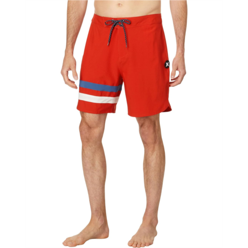 Mens Hurley Phantom-Eco Block Party 18 Boardshorts