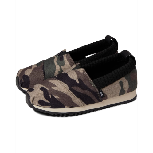 TOMS Kids Camo Printed Felt Alpargata Resident (Little Kid/Big Kid)