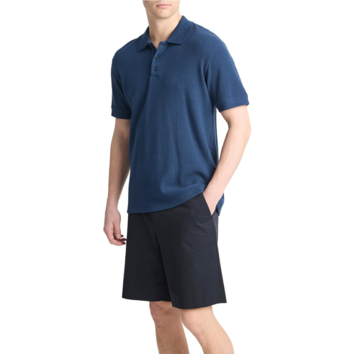 Mens Vince Varigated Texture S/S Polo