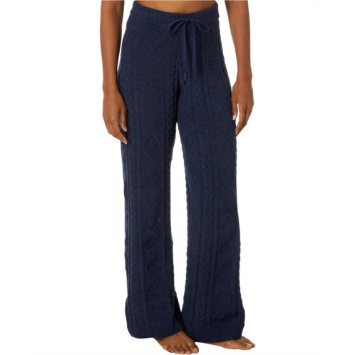 P.J. Salvage Womens PJ Salvage Cable Crew Lounge Pant