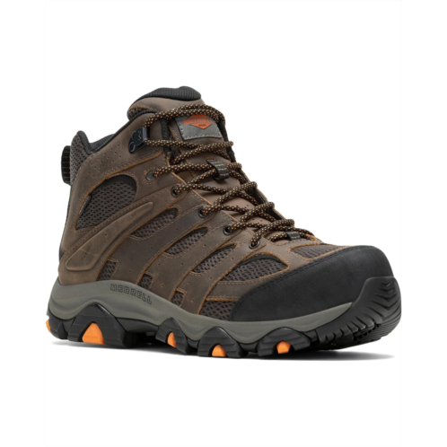 Mens Merrell Work Moab Vertex 2 Mid Waterproof Carbon Fiber