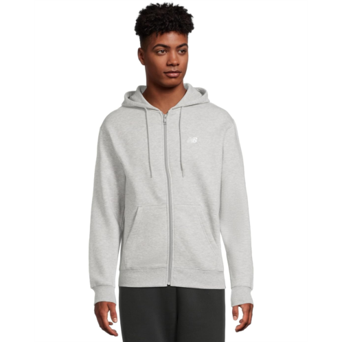 Mens New Balance Sport Essentials Logo Fleece Full Zip