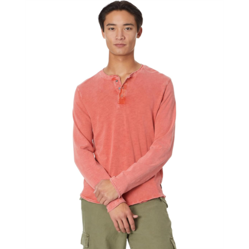 Lucky Brand Weekend Slub Jersey Jersey Long Sleeve Henley