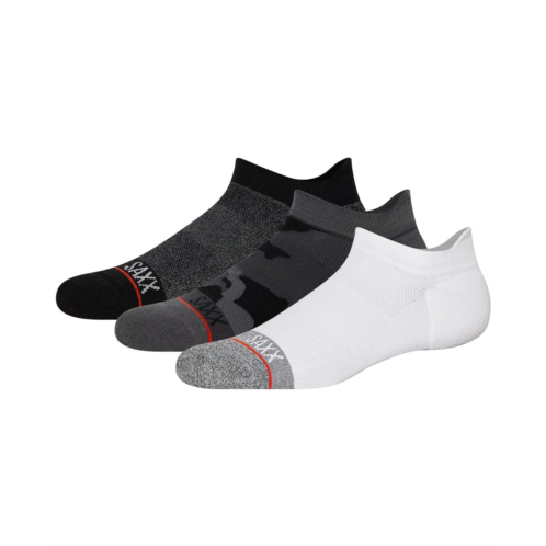 Mens SAXX UNDERWEAR Whole Package Ankle Socks 3-Pack