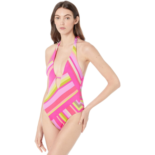 Trina Turk Waltz Plunge One-Piece