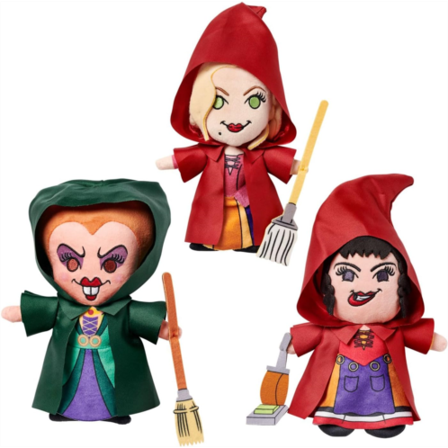 Disney Store Official Sanderson Sisters Plush Set - Hocus Pocus - Trio Set - Small 6 inch - Winifred, Sarah & Mary - Bewitching Halloween Magic - Collectors Special