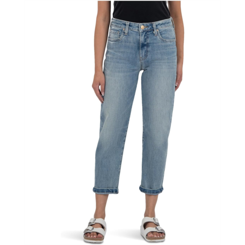 Womens KUT from the Kloth Petite Sienna Baggy Boyfriend Crop Roll Up Reg Hem