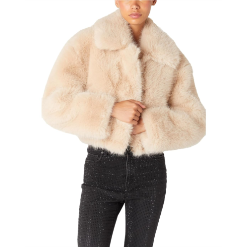 Blank NYC Faux Fur Bomber Jacket