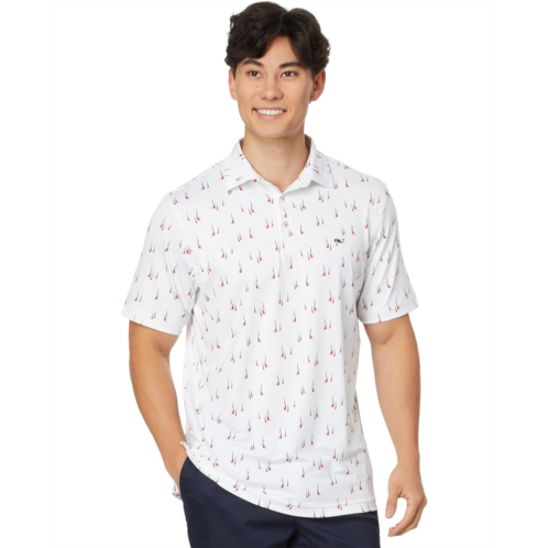 Vineyard Vines Printed Sankaty Polo