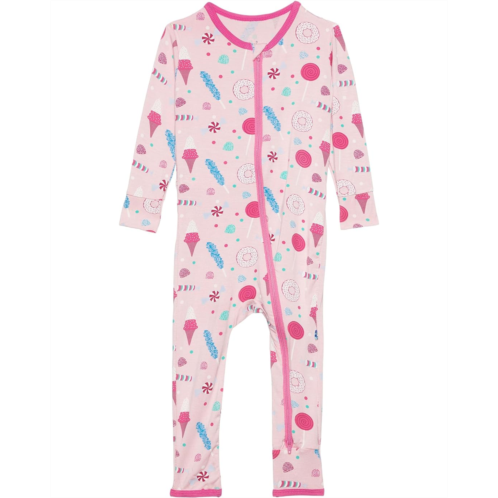 Kickee Pants Kids Print Coverall with Two-Way Zipper (Infant)