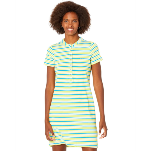 Calvin Klein Stripe Henley Dress