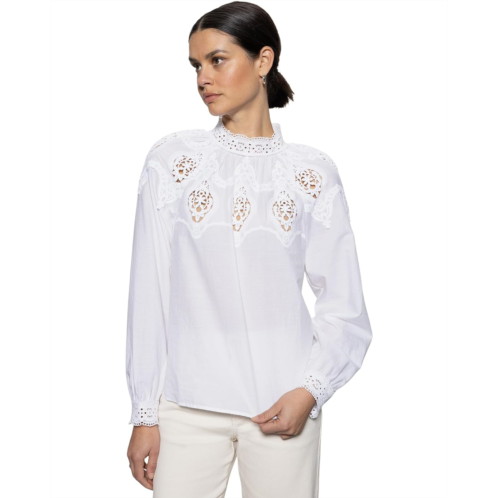 Sanctuary Lace Popover Blouse