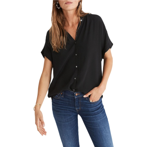 Womens Madewell Central Drapey Shirt
