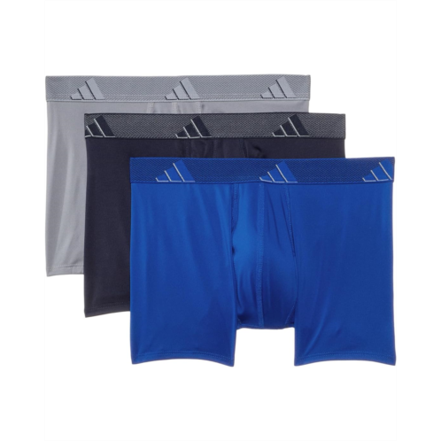 Adidas Athletic Fit Microfiber Trunk Underwear 3-Pack