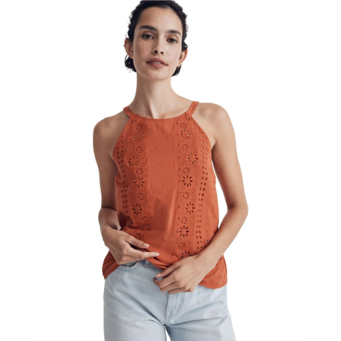 Womens Madewell Silas Top - Eyelet