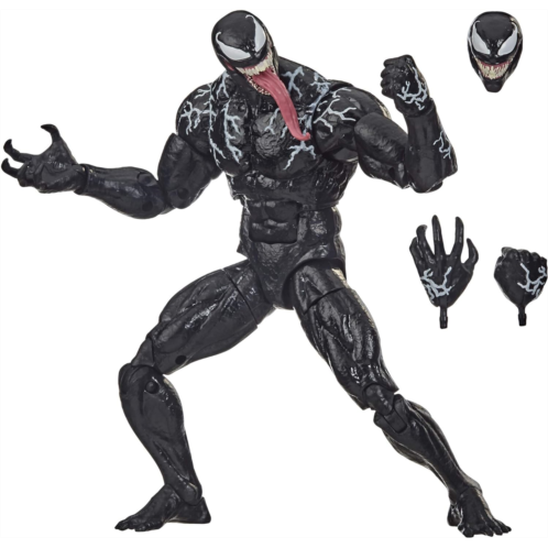 Marvel Hasbro Legends Series Venom 6-inch Collectible Action Figure Venom Toy, Premium Design and 3 Accessories
