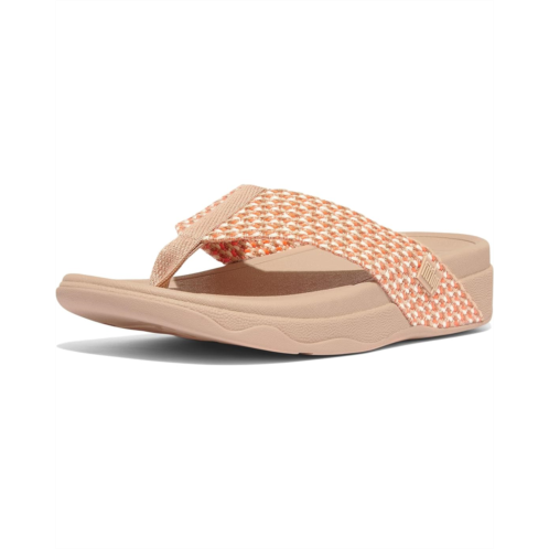 Womens FitFlop Surfa Multi-Tone Webbing Toe-Post Sandals