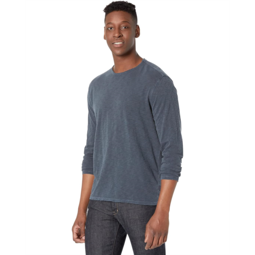 Mens John Varvatos Blake Long Sleeve Slub Crew with Raw Edges K5289Y3