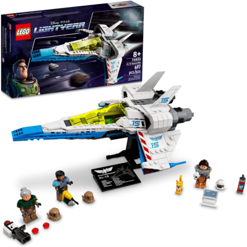 LEGO Disney Pixars Lightyear XL-15 Spaceship 76832 Buildable Model - Outer Space Toy with Buzz Minifigure, Sox The Cat Figure, Movie Inspired Set for Kids Action and Imaginative Pl