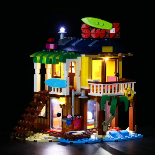 BRIKSMAX Led Lighting Kit for Creator 3in1 Surfer Beach House - Compatible with Lego 31118 Building Blocks Model- Not Include The Lego Set