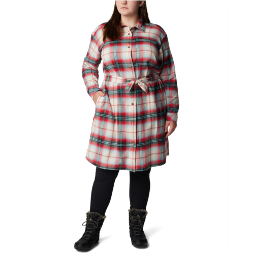 Womens Columbia Plus Size Holly Hideaway Flannel Dress