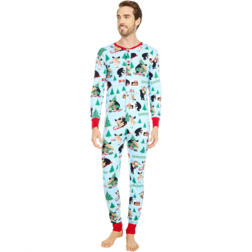 Little Blue House by Hatley Wild About Christmas Adult Union Suit One-Piece