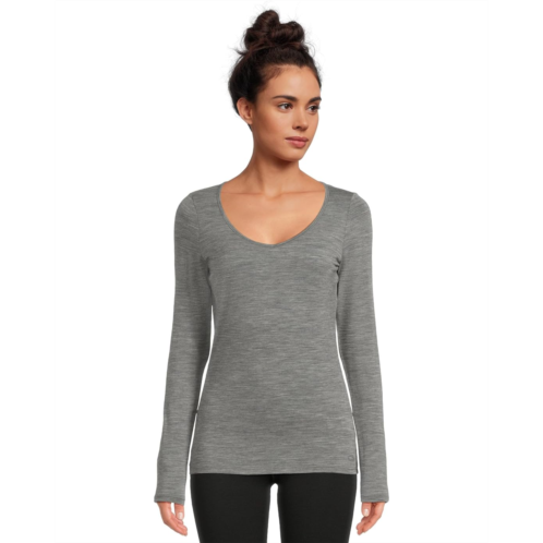 Womens Icebreaker Siren Merino Long Sleeve Sweetheart