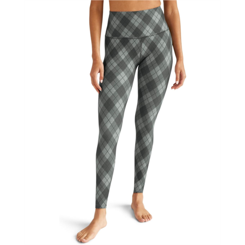 Womens Beyond Yoga Softmark Caught in The Midi High Waisted Leggings