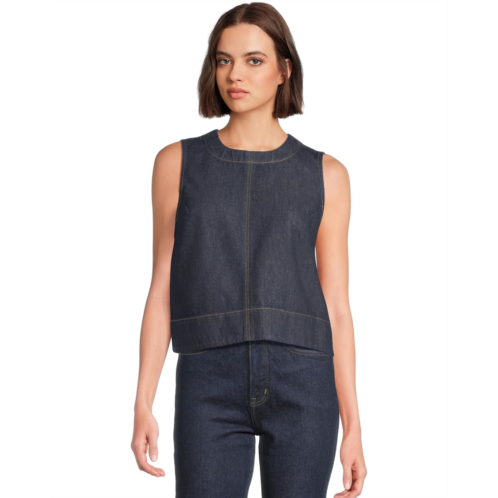 Womens Madewell Boxy Denim Shell In Essex Wash
