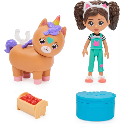 Gabbys Dollhouse, Gabby Girl and Kico the Kittycorn Toy Figures Pack, with Accessories and Surprise Kids Toys for Ages 3 and up