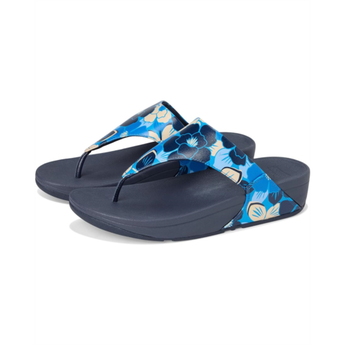 FitFlop Lulu Flowerz Leather Toe-Post Sandals