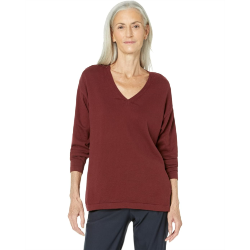 Womens Lisette L Montreal Casey Cotton V-Neck Sweater