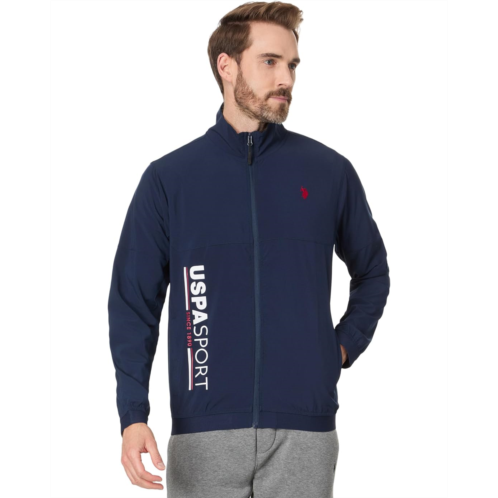 U.S. POLO ASSN. USPA Stretch Woven USPA Sport Full Zip Jacket