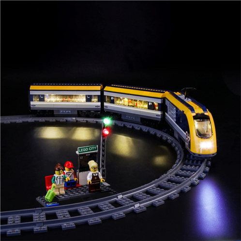 YEABRICKS LED Light for Lego-60197 City Passenger Train Building Blocks Model (Lego Set NOT Included)