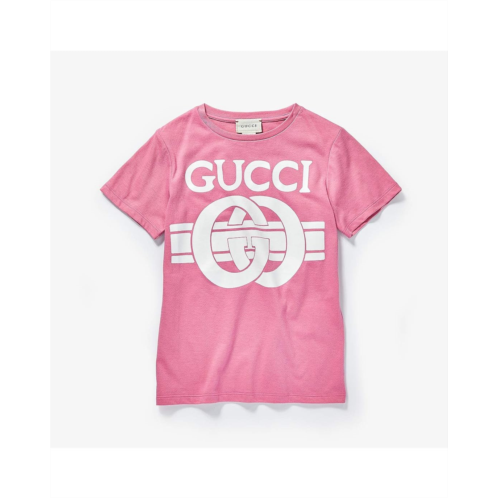 Gucci Kids Graphic Logo T-Shirt 547559XJAHV (Little Kids/Big Kids)