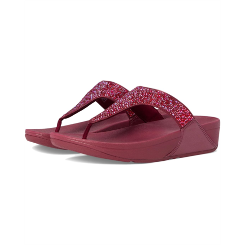 Womens FitFlop Lulu Crystal-Mix Toe-Post Sandals