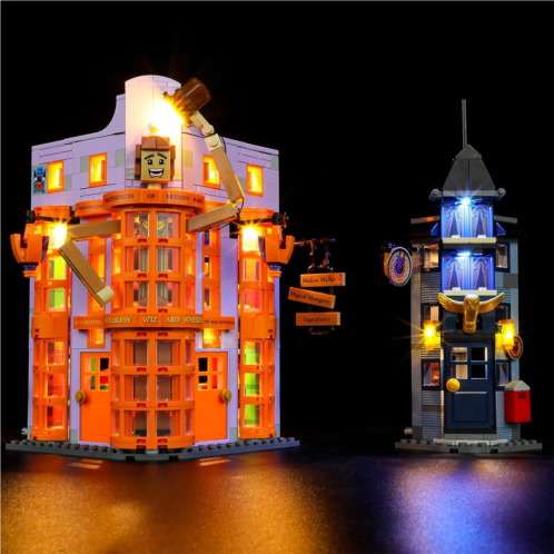 YEABRICKS LED Light for Lego-76422 Harry Potter Diagon Alley: Weasleys?Wizard?Wheezes Building Blocks Model (Lego Set NOT Included)