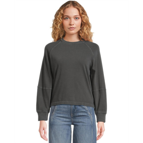 Womens Madewell Raglan Crew Neck Tee Heavy Weight Jersy