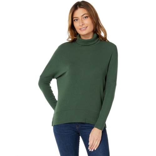 Womens bobi Los Angeles Split Hem Turtleneck