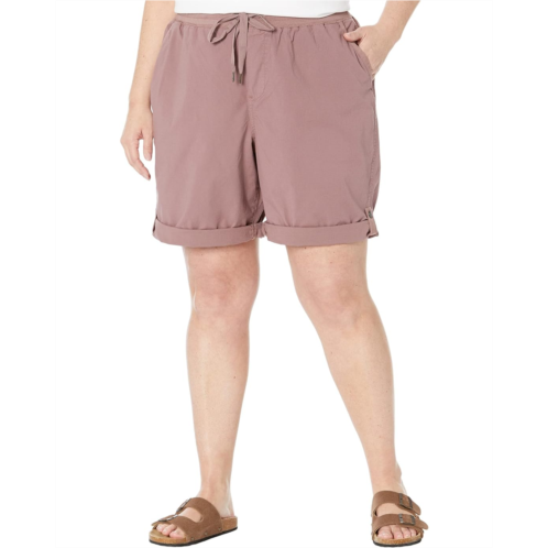L.L.Bean LLBean Plus Size Ripstop Pull-On Shorts