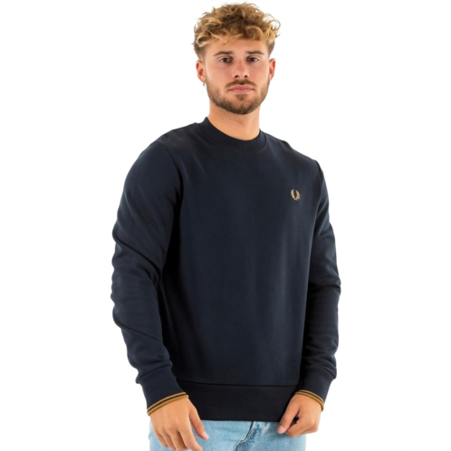 Mens Fred Perry Crew Neck Sweatshirt