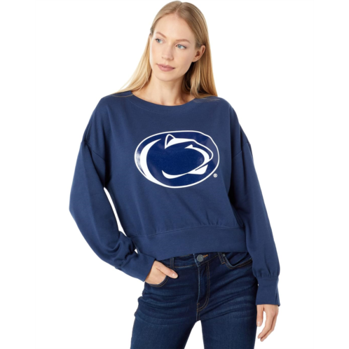 Lauren James Penn State Nittany Lions Cropped Crew Neck Sweatshirt