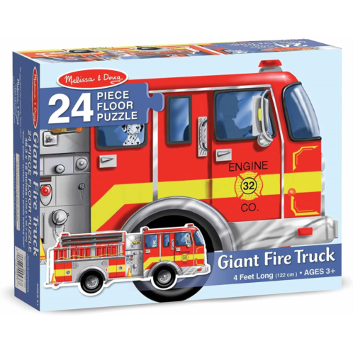 Melissa & Doug Giant Fire Truck Floor Puzzle 24 piece