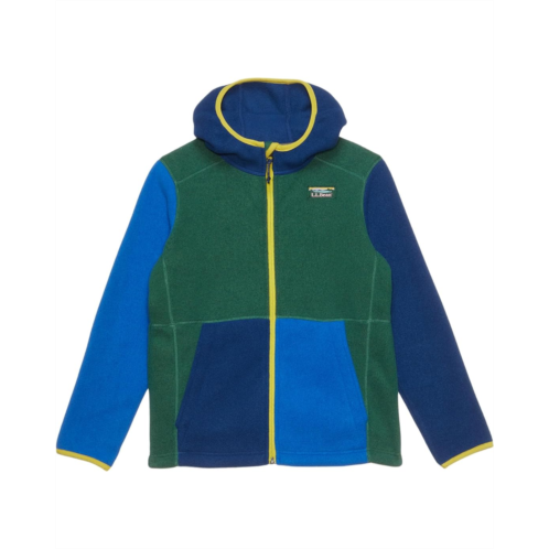 L.L.Bean LLBean Mountain Classic Fleece Hooded Colorblock (Big Kids)