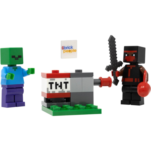 LEGO Minecraft: Ninja with Zombie and TNT Launcher Combo Pack - 6+