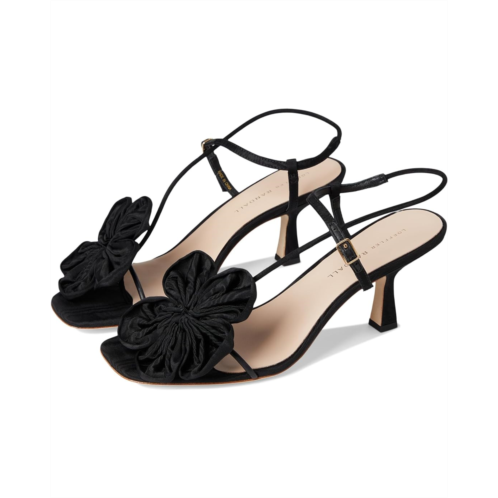Womens Loeffler Randall Frank Flower Applique Heeled Sandals