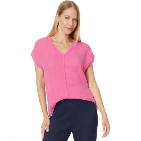 Womens Michael Stars Draya V-Neck Top