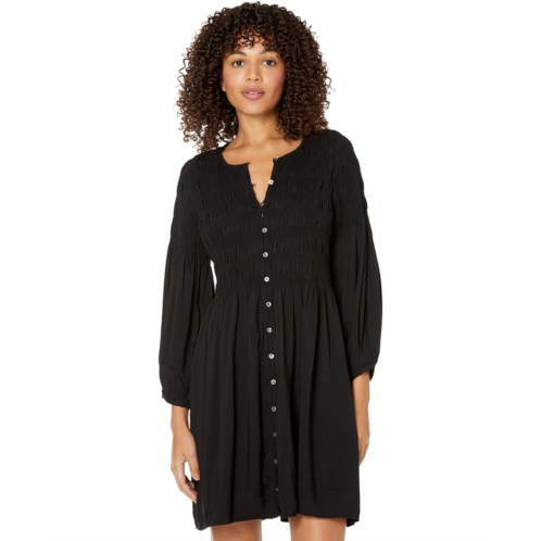 Womens Madewell Twill Button-Front Mini Dress