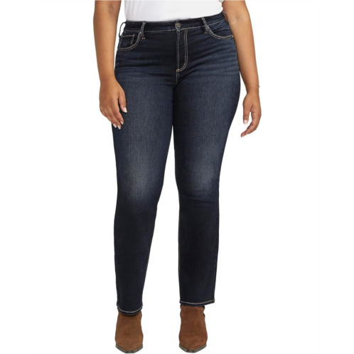 Silver Jeans Co. Womens Silver Jeans Co Plus Size Avery High-Rise Slim Bootcut Jeans W94627EDB484